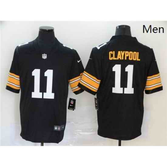 Nike Steelers 11 Chase Claypool Black 2020 NFL Draft First Round Pick Vapor Untouchable Limited Jersey
